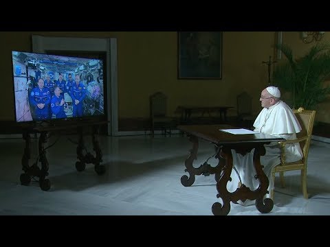 Space Station Crew Holds an Out of this World Audience with the Pope