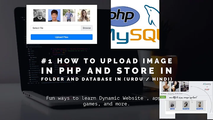 How to Upload Image in PHP and Store in Folder and Database | Part-1 | PHP MYSQLi Tutorial