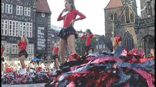 Cheerleader Bremen Firegirls - Bremer Marktplatz 1994