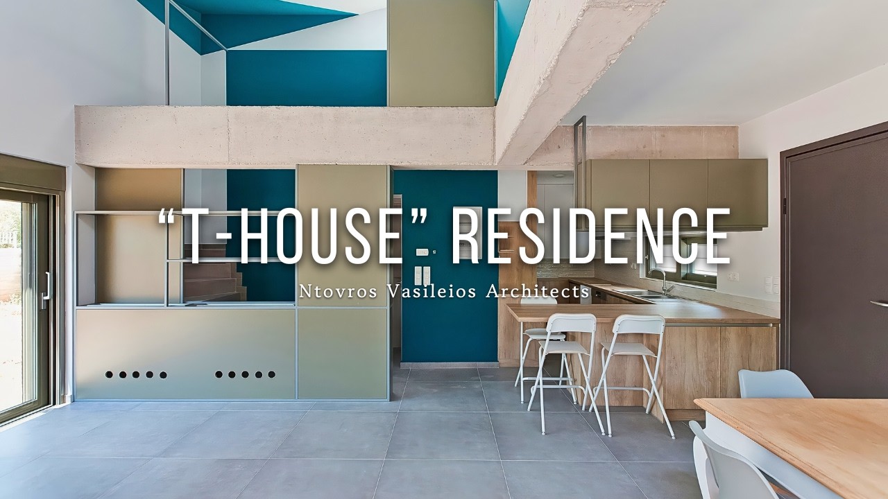 Компактный биоклиматический дом в Афинах | Современный семейный дом площадью 92 кв.м.