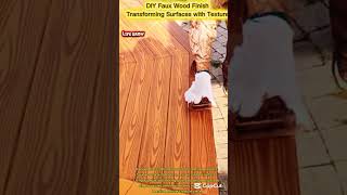 Transform Any Plain Surface Into Realistic Wood