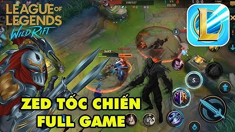trải nghiệm zed tốc chiến 1 combo 1 mạng | liên minh tốc chiến