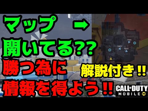 【Codモバイル】これが出来れば勝率アップ‼︎マップと音で情報を得よう‼︎【DLQ33】