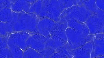 Abstract Wave Trapcode Form Background - Blue Screen Animation Footage