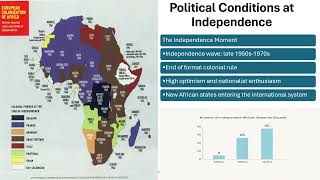 Part 3 Africa At Independence Political and Economic Conditions