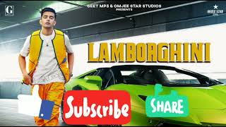 Lamborghini : Jass Manak | Guri | latest punjabi song | New Punjabi song. Thumb
