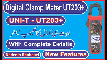 UT 203 Plus Digital Clamp Meter UNI-T Review New Model 2022 #REL