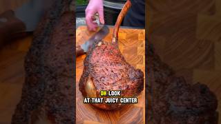 The Juiciest Tomahawk Steak You'll Ever Watch! 🤤🥩 #foodshorts #BBQLovers #FoodReels #GrillMaster