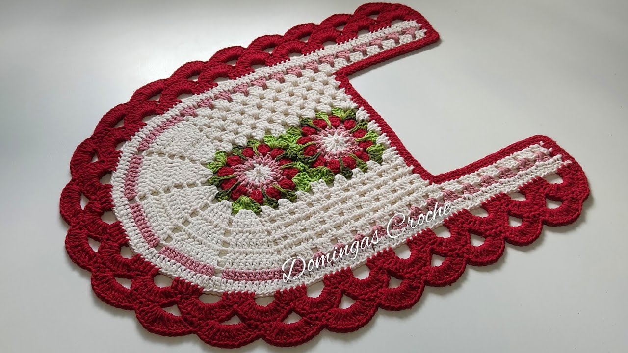 ✨ TAPETE PÉ DO VASO EM CROCHÊ MÁRCIA REGINA FÁCIL RÁPIDO E MUITO ECONÔMICO - jogo de banheiro