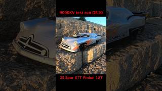 9000KV 2S lipo time test P18T S 87T😅DR10😅 '51 Henry J Pro-Mod😅#dragracing #Associated 9000KV 2S lipo time test P18T S 87T😅DR10😅 '51 Henry J Pro-Mod😅#dragracing #Associated