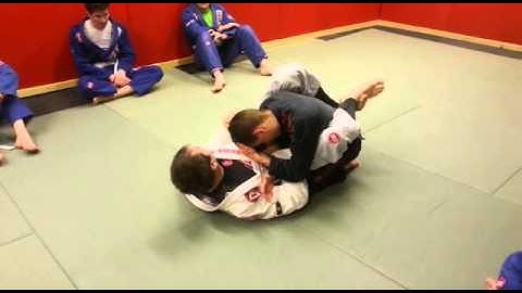 Armbar using opponents lapel