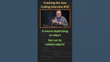 What does shallow copy mean? - Cracking the Java Coding Interview