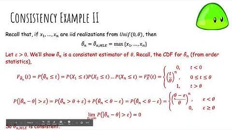 [7. Statistical Estimation] 7.7 Properties of Estimators II