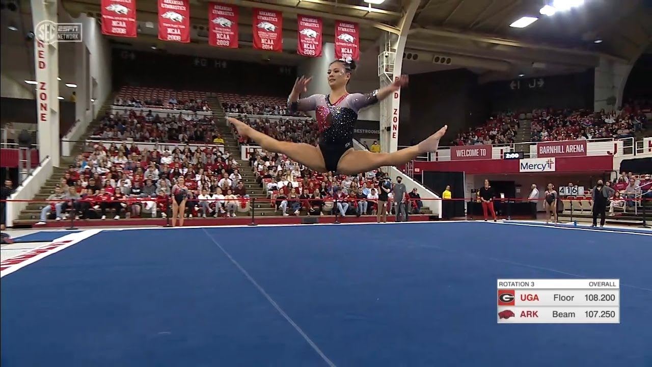 Georgia at Arkansas with Pre-Meet Hype 2-25-22 720p60 12550K