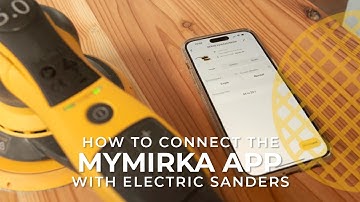 How to connect the myMirka App with Mirka electric sanders