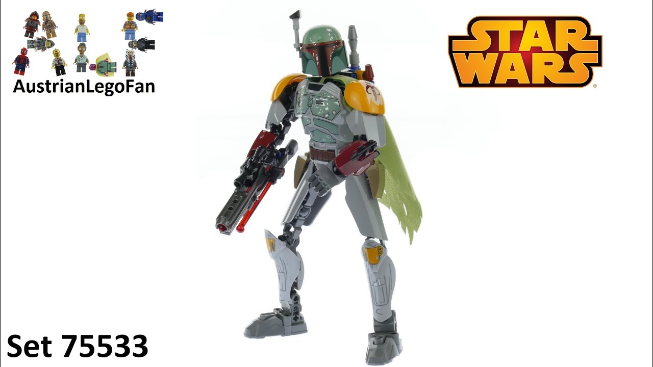 Lego Star Wars 75533 Boba Fett Buildable Figure - Lego Speed Build Review -  YouTube