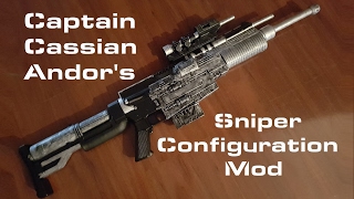 Nerf Star Wars Rogue One Captain Cassian Andors Sniper Mod