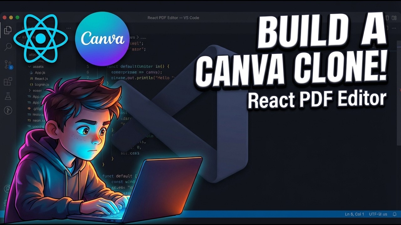 Build a React.js Canva Clone PDF Editor Clone in Browser Using PDF-LIB ...