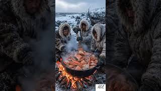 How Neanderthals Prepared Sea Food 😱 #wildlife