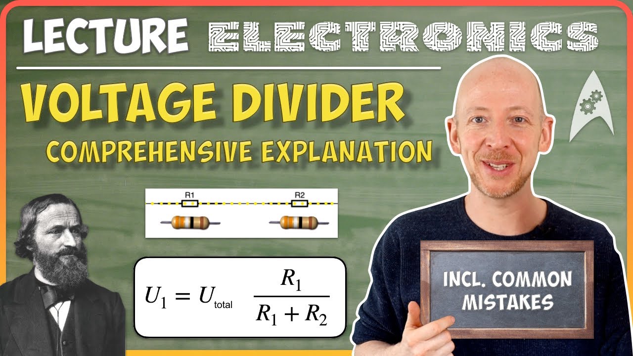 Voltage Divider : Derivation, Exercise, load-free vs. load-bearing | Online Lecture "Electronics"