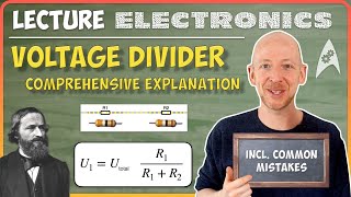 Voltage Divider : Derivation, Exercise, load-free vs. load-bearing | Online Lecture Electronics