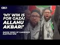 Allahu akbar gaza wont be silent  councillor dedicates win to palestine in controversial