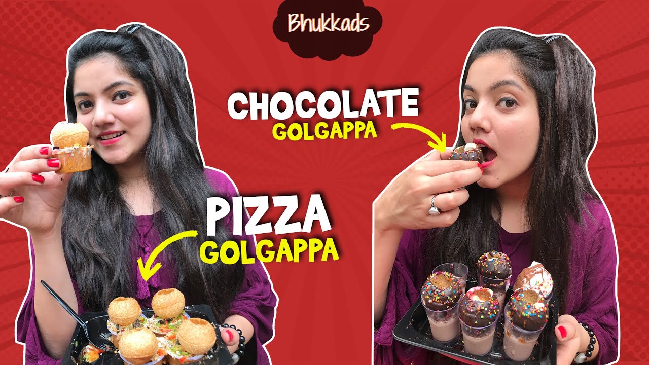 Chocolate Golgappa | Pizza Golgappa | Indian Street Food
