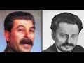 Stalin and Trotsky singing "Video killed the radio star"