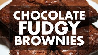 Chocolate Fudgy Brownies With Chef Greg Rec Tec Grills
