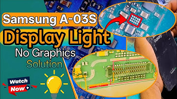 Samsung A03s Display Problem | No Light No Graphics Solution | Samsung A03s ডিসপ্লে সমস্যা ও সমাধান
