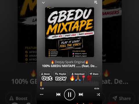 New mixtape out now 🔥🙏🏾 ​⁠@DEEJAYSPARKORIGINAL