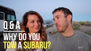 Why Do You Tow a Subaru With Your Motorhome?