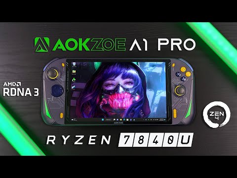 The AOKZOE A1 Pro Is The First RYZEN 7840U RDNA3 APU Hand Held And