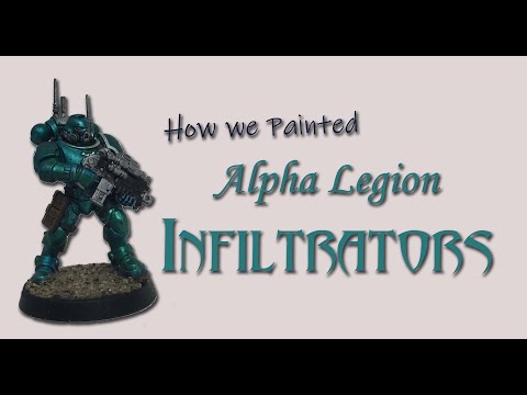 Comment peindre Alpha Legion Primaris infiltrateurs