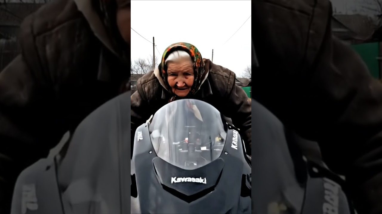 Бабушка на Kawasaki ninja h2r Дал прокатится Отзыв и впечатления