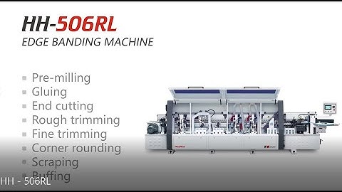 HH-506RL Edge Banding Machine with Pre-milling and Corner Rounding Functions