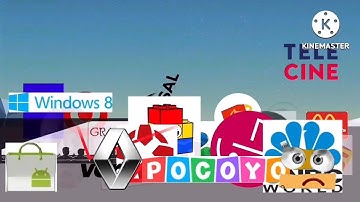 Studio logos and characters runs away from red viacom v7