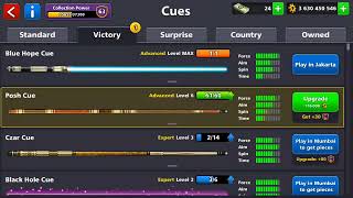 8 BALL POOL | BLUE HOPE & POSH CUE REACHED AT LEVEL MAX STATS! screenshot 3