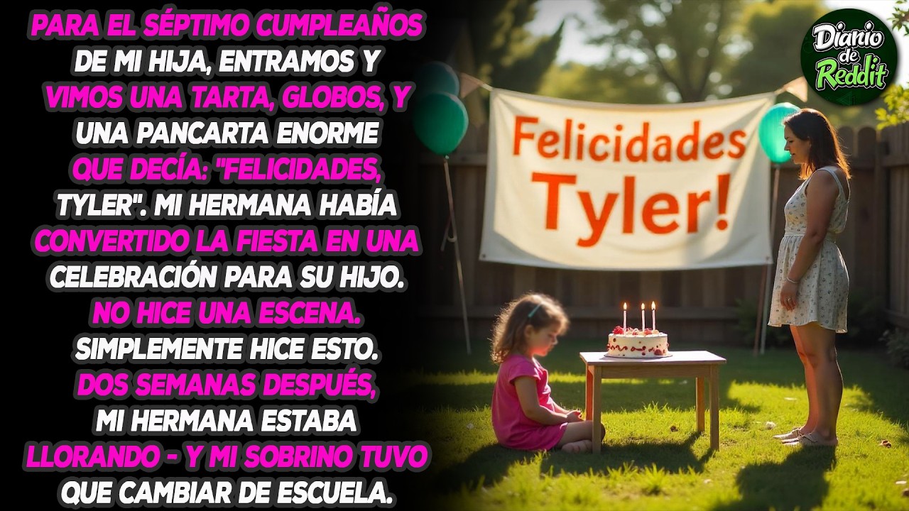 Mi hermana le robó el cumpleaños a mi hija y se arrepintió