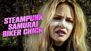 Futuristic Adventure | Steampunk Samurai Biker Chick | Full Sci-Fi Movie | Free Movie