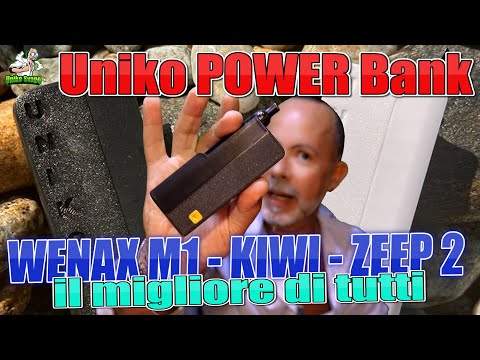 Uniko Power BANK il migliore di tutti per la WENAX M1 - KIWI 1 & KIWI 2 -  ZEEP2 - UnikoSvapo 2023 