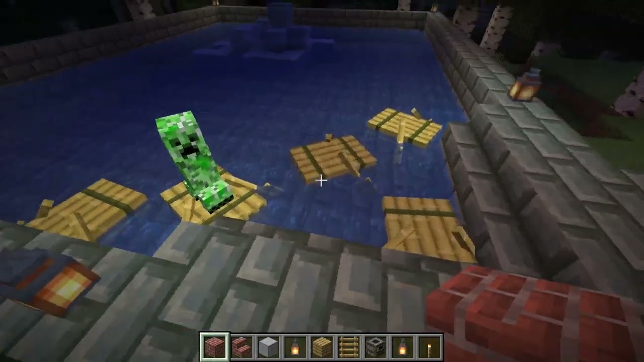 (2026년 1월 14일 방송) 마인크래프트 크리에이티브 모드 사격장, 주방, 전망대 만들기