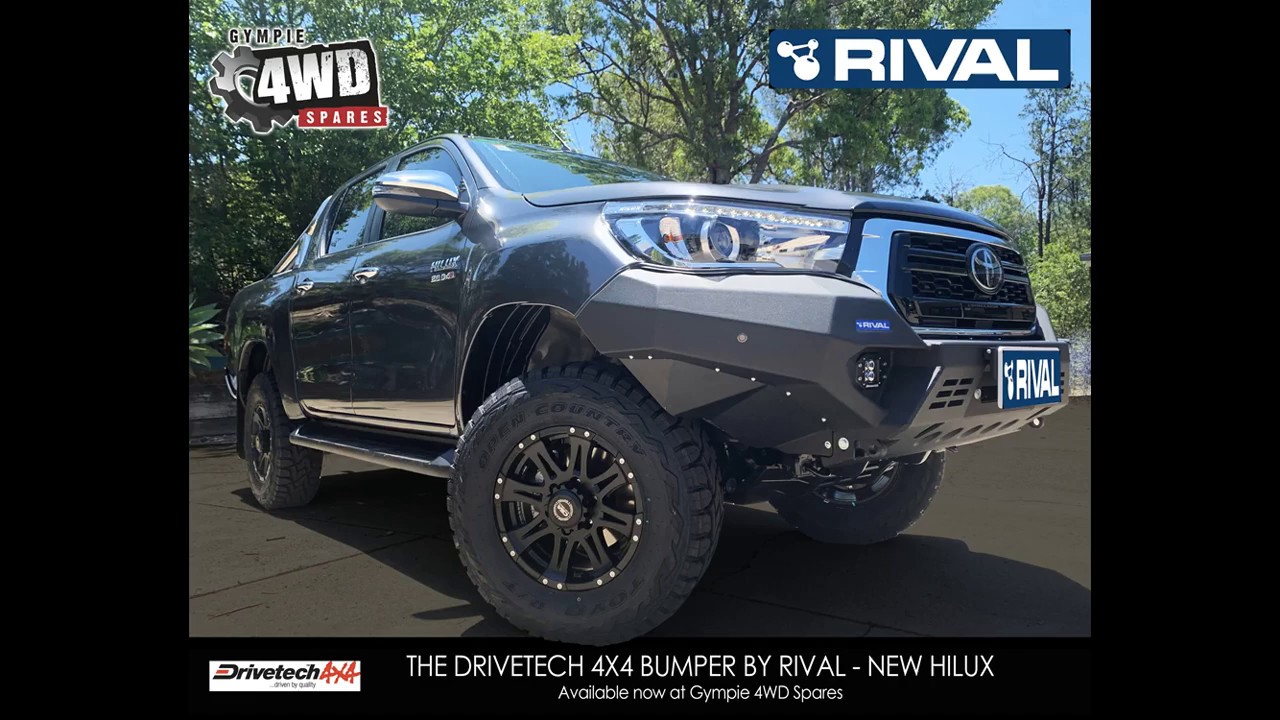 Drivetech 4x4 RIVAL Bumper Bar for the new Toyota Hilux