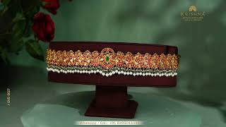 Regal Splendor Kundan Polki Vaddanam In 22K D Krishna Jewellers