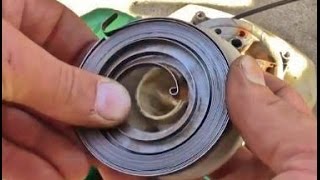 How to Fix Recoil Spring on a WeedEater