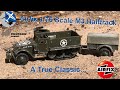Airfix vintage classic 176 scale american ww2 m3 half track  build and review