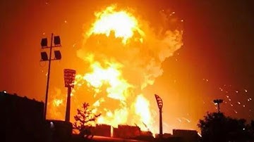 This is what the SMALL explosion looked like