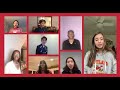 Weston High School Chorus in a virtual performance of 'Deck the Halls and Swing It'