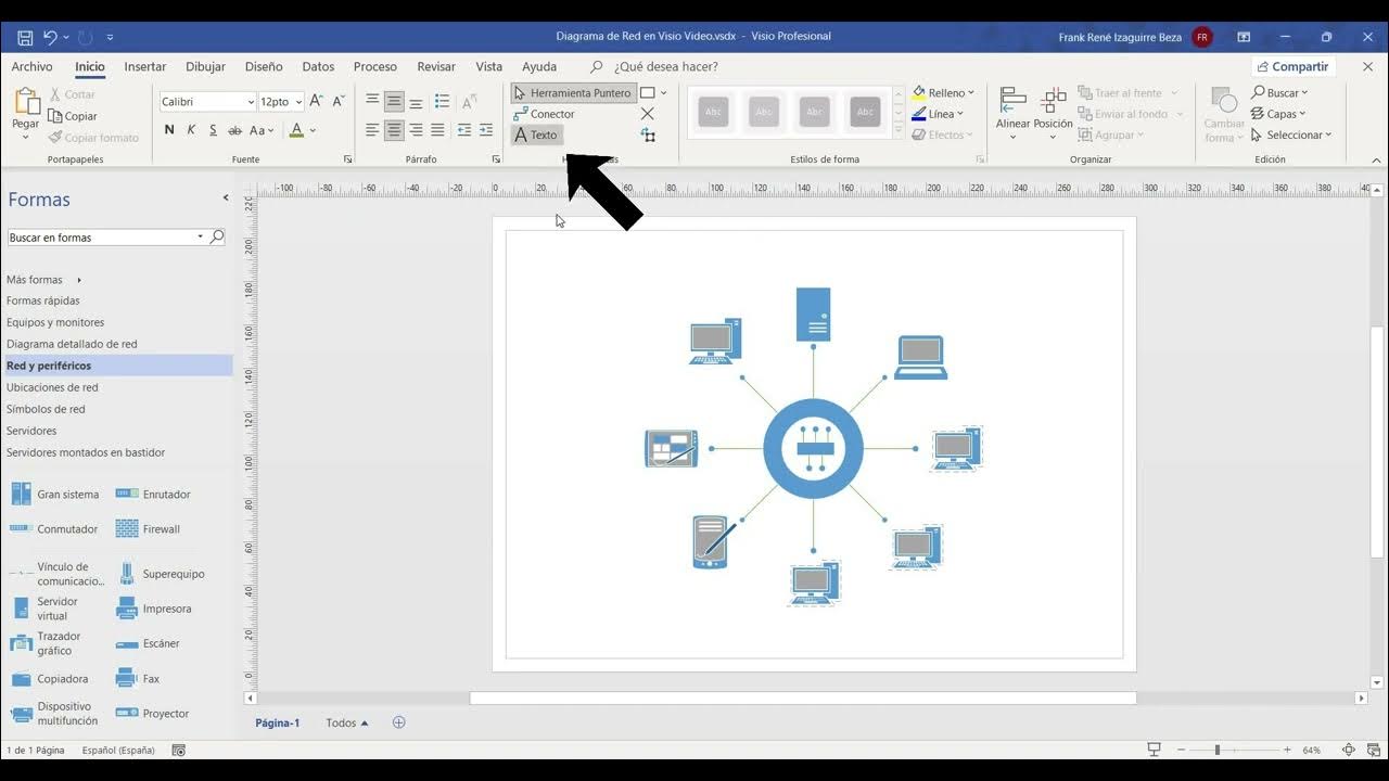 Diagrama de Red MS Visio - YouTube