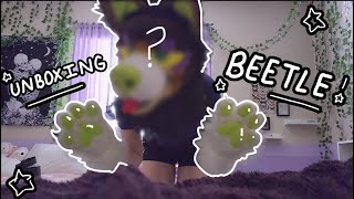 ✨️🪲UNBOXING BEETLE ~ FIRST FURSUIT 🐾🌈